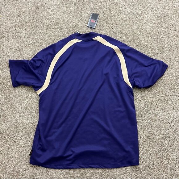 NWT Vintage Nike TEAM Washington Huskies Mock neck Men's XXL - Picture 2 of 4